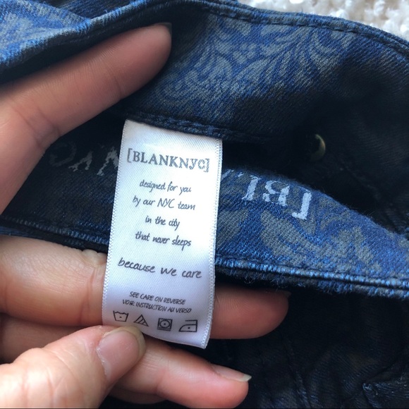 Blank NYC printed spray on skinny - Picture 3 of 5